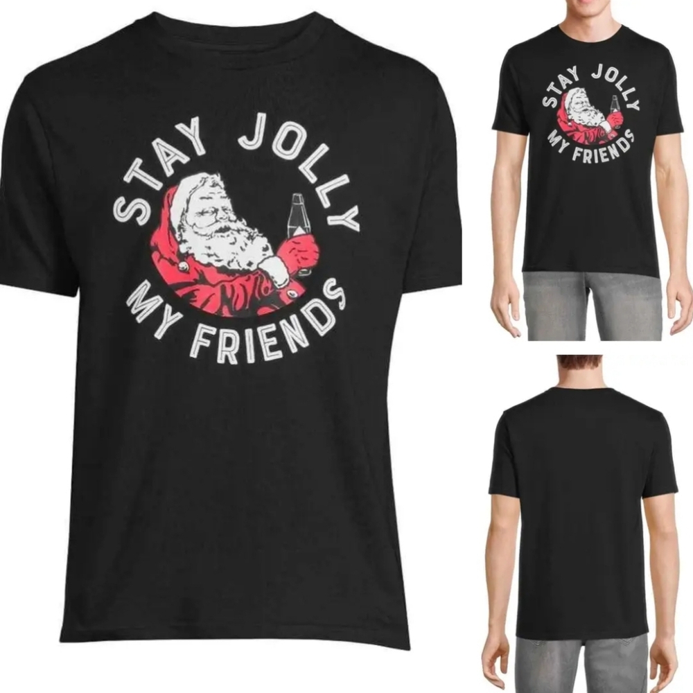 🍀4/$19🍀3XL 👕Retro Santa Christmas X-Max Ugly Holiday T-Shirt Unisex